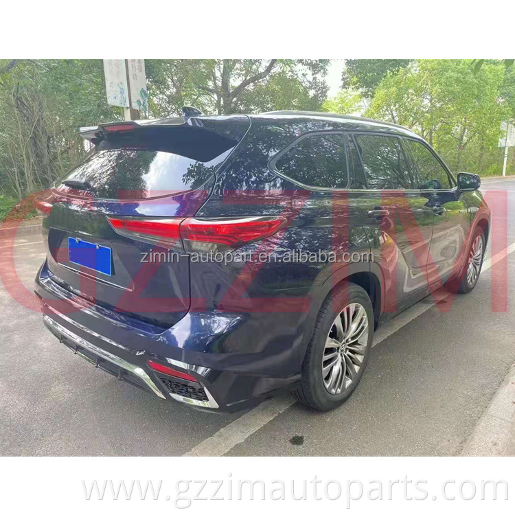 Factory Sale modified / upgrade lx600 style body kit for highlander 2022